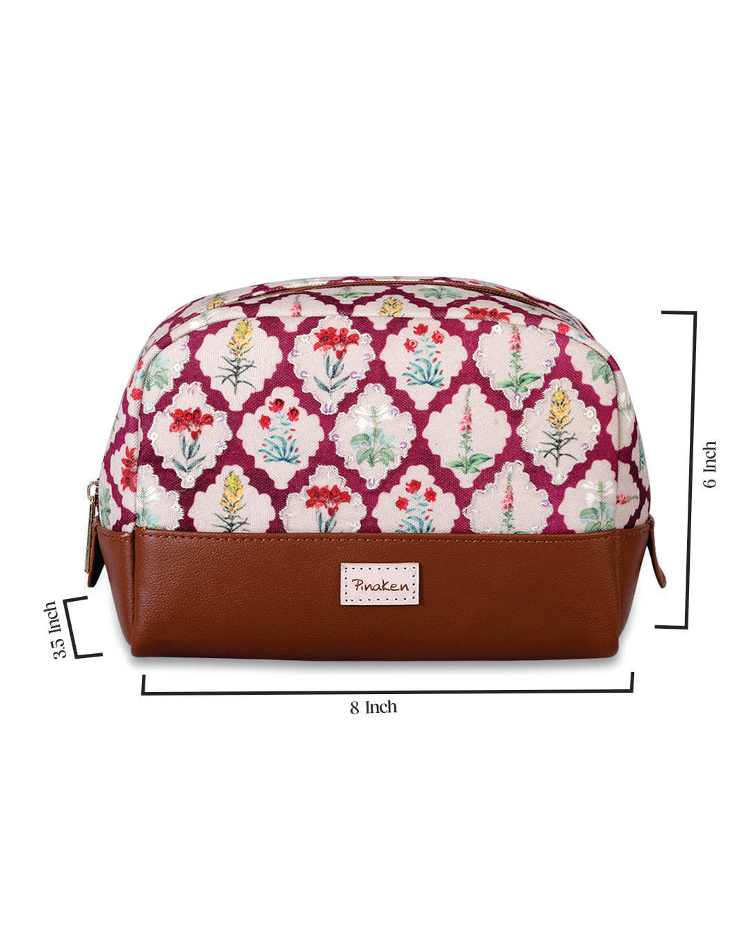 Floral Quatre Foil Toiletry Bag