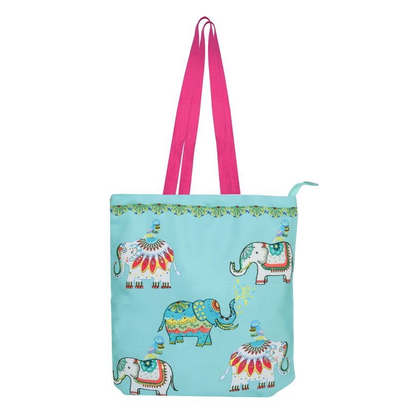 1 Zipper Elephant Tote Bag