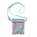 2 Zipper Tropical Flamingo Sling Bag