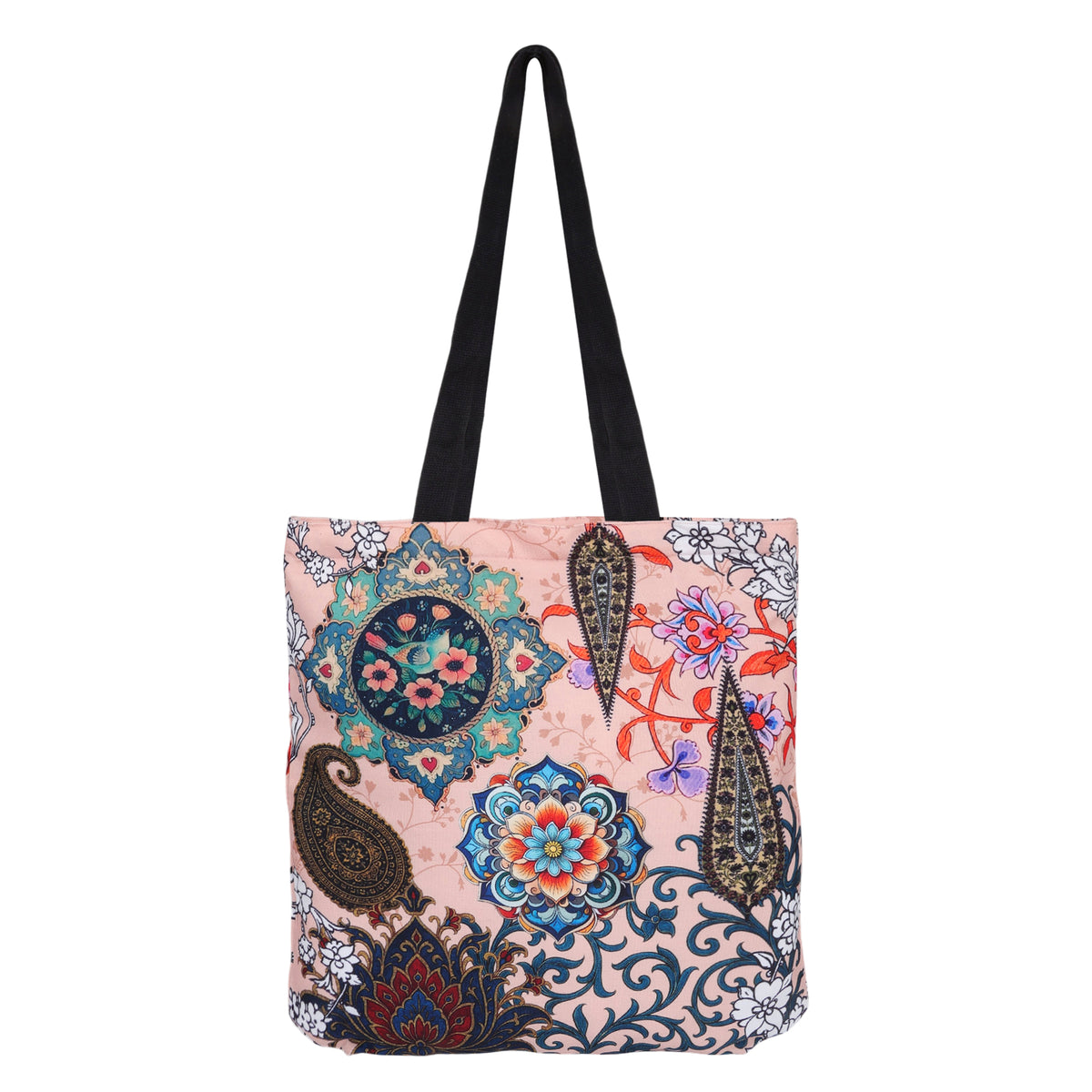 1 Zipper Heritage Patchwork Adventure Tote Bag