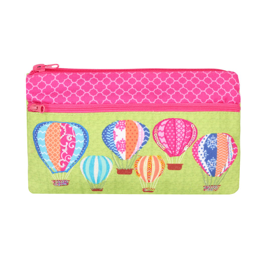 Up In The Sky Double Zip Pencil Pouch