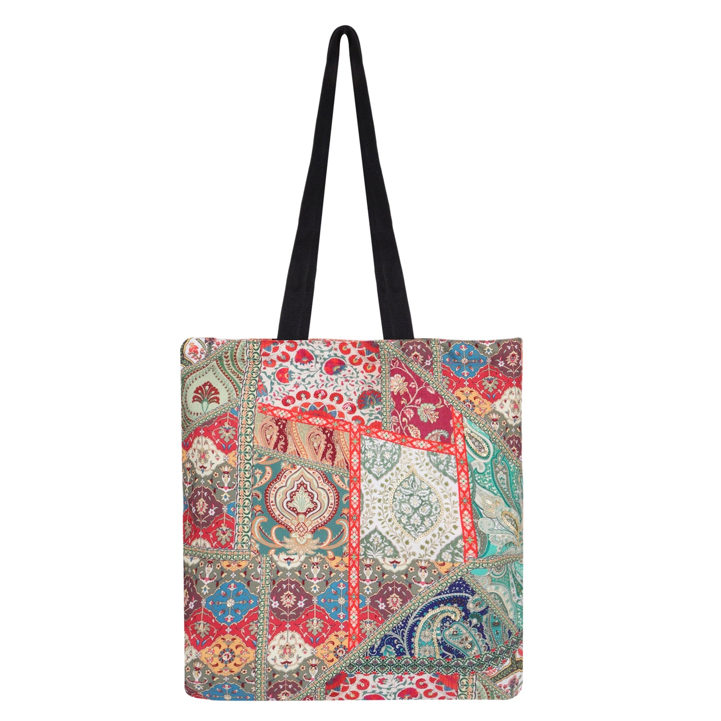 Eclectic Bohemian Patchwork Tote Bag