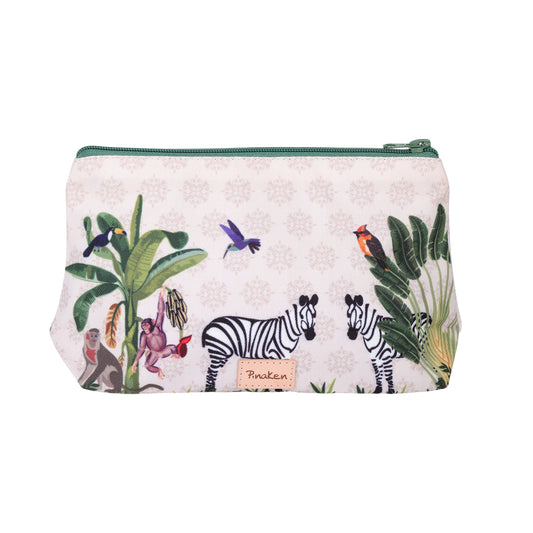 Zebra Safari Cosmetic Pouch