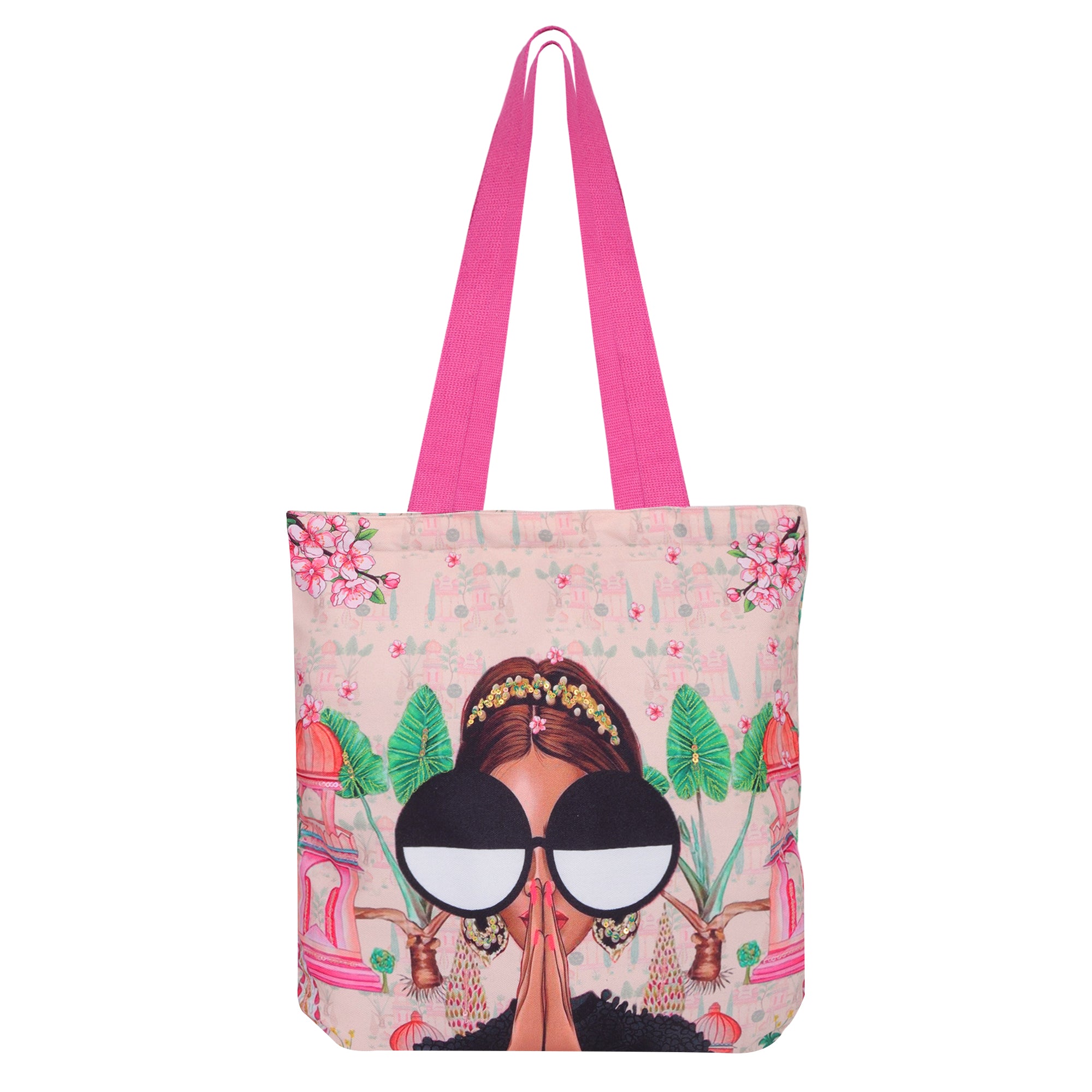 1 Zipper Spects Lady Tote bag