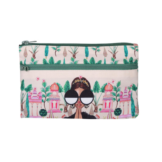 Royal Garden Fashionista Double Zip Pouch