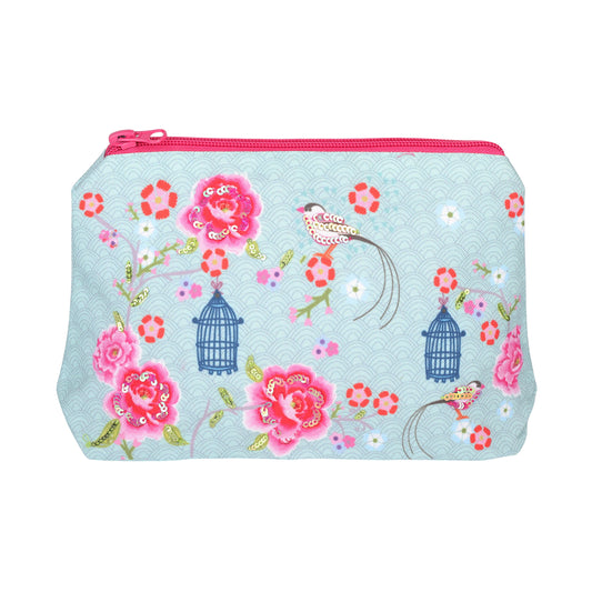 Rosebird Garden Cosmetic Pouch