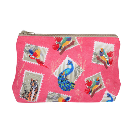 Exotic Wildlife Postcard Travel Pouch