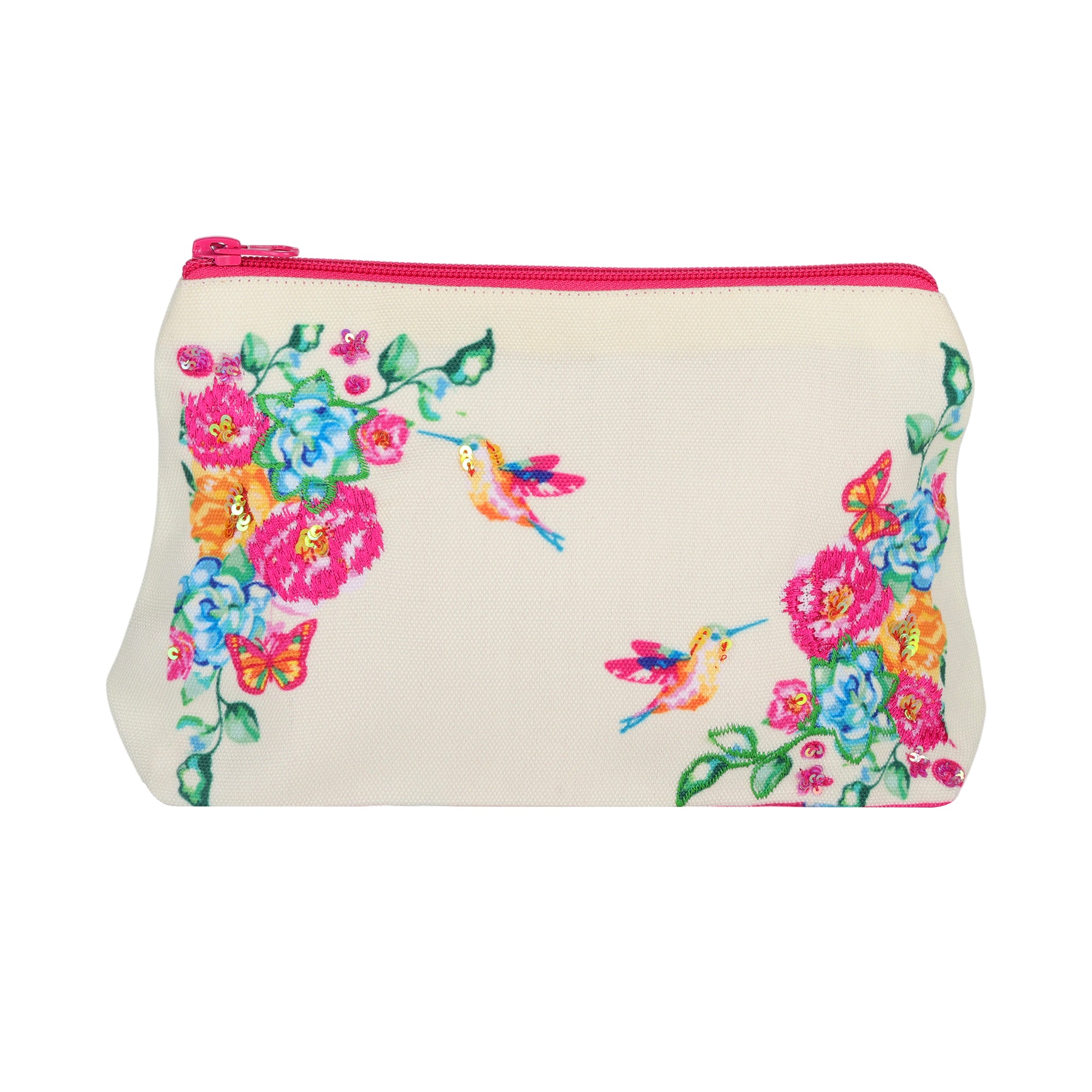 Floral DeL Cosmetic Bag