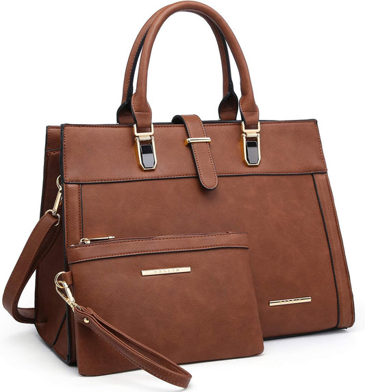 Latte Leather Tote