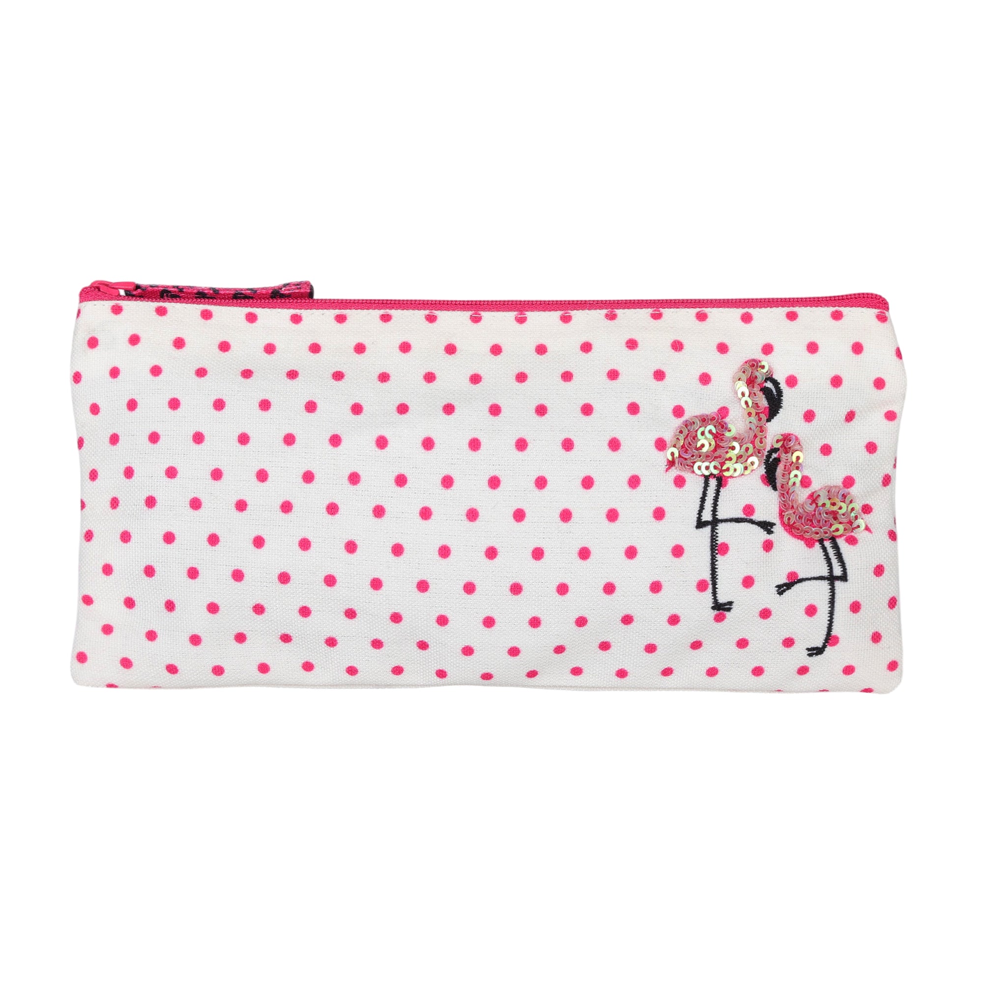 Flamingo Blush Pencil Pouch