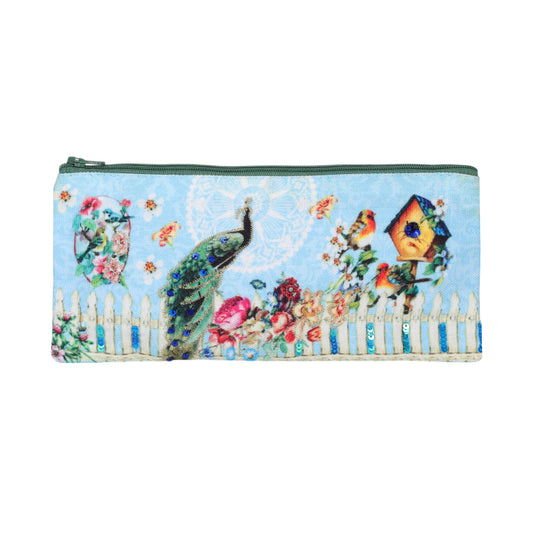Peacock Garden Paradise Pencil Case