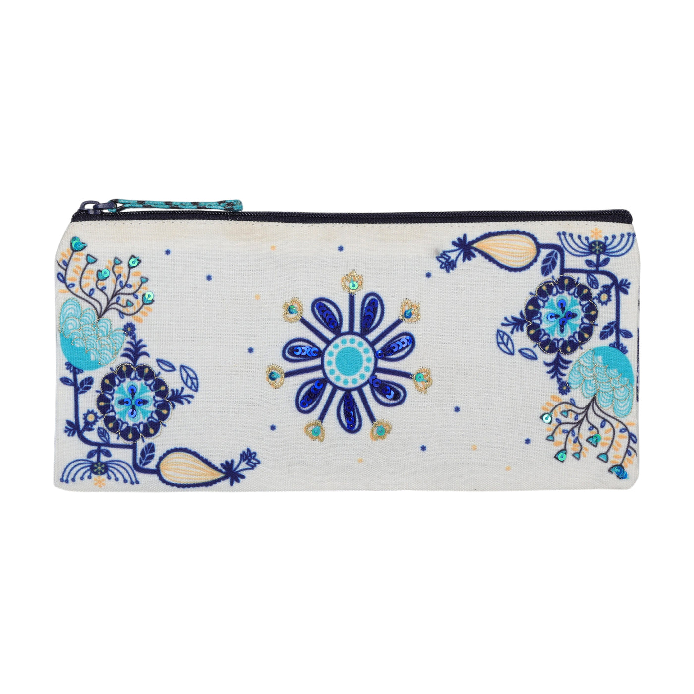 Monday Blues Pencil Pouch
