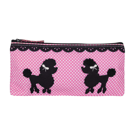 Parisian Poodle Charm Pencil Case