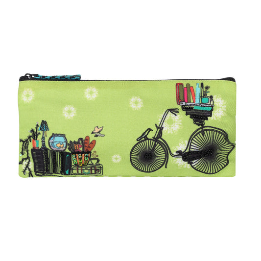 Literary Bicycle Adventure Pencil Case