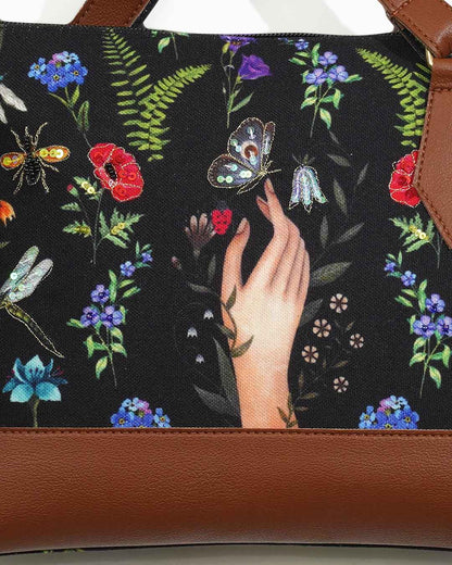 Butterfly Magic Flat Sling Bag