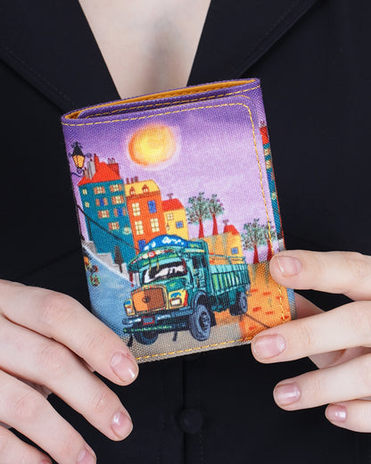 Vintage Lorry Pocket Wallet