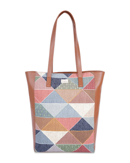 Geometric Waves Sunshine Tote Bag