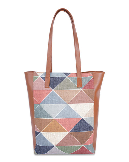 Geometric Waves Sunshine Tote Bag