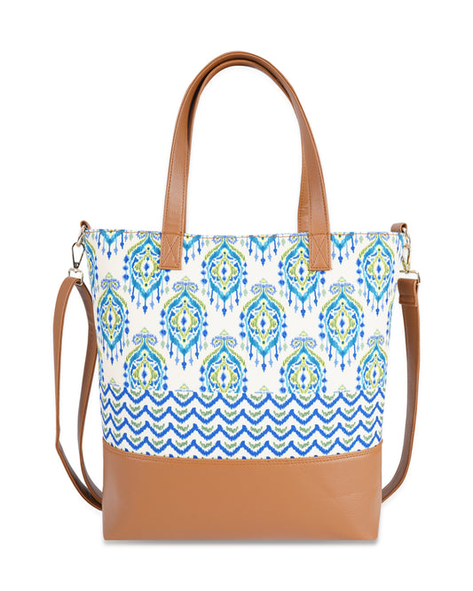 Ikat Dmask Tote Sling Bag