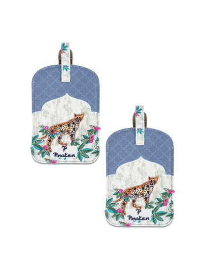 Savana Grassland Set Of 2 Luggage Tags