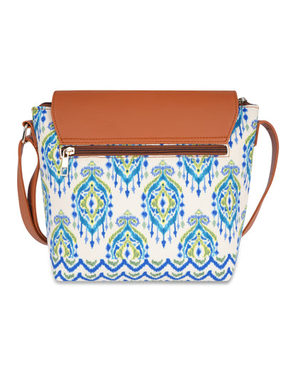 Ikat Dmask Bucket Sling Bag