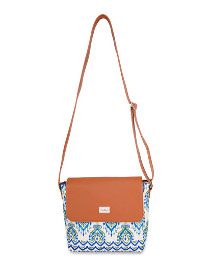 Ikat Dmask Bucket Sling Bag