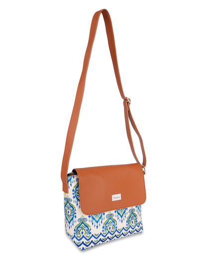 Ikat Dmask Bucket Sling Bag