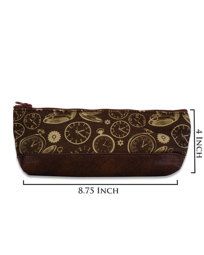 Clock Pencil Pouch  (Men Design)