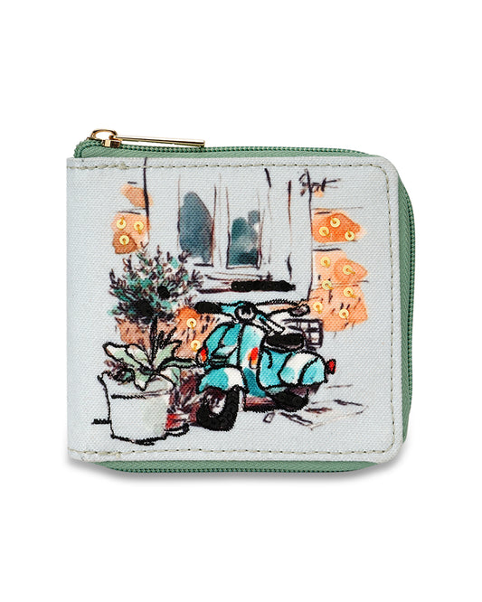 Scooter Fiesta Side Zip Wallet