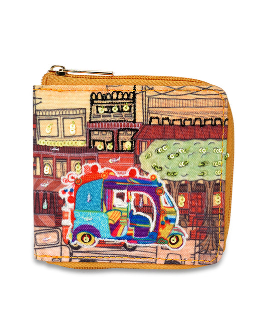 City Life Side Zip Wallet