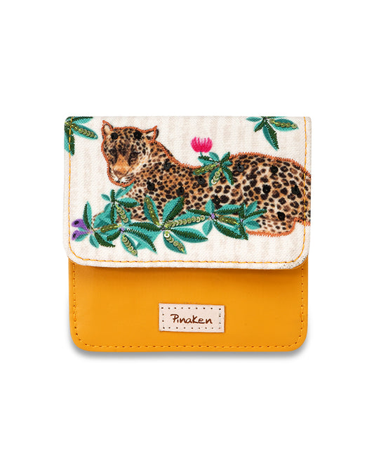 Savanna Leopard Flap Wallet