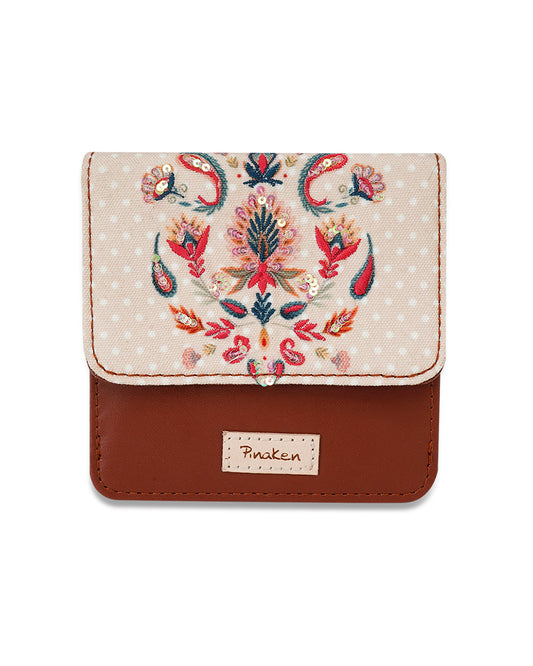 Mughal Motif Flap Wallet