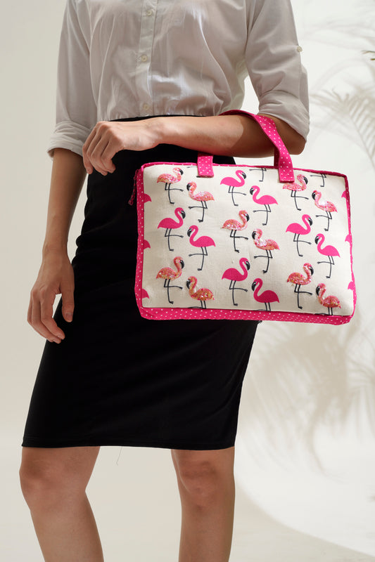 Flamingo Blush Laptop Sleeve