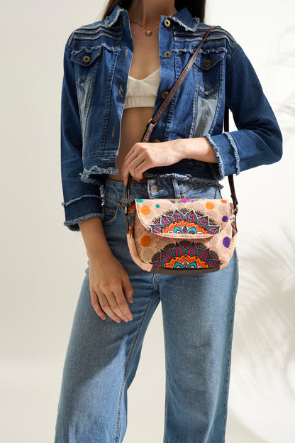 Mandala Messenger Sling Bag