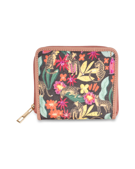 Jungle Top Zip Wallet