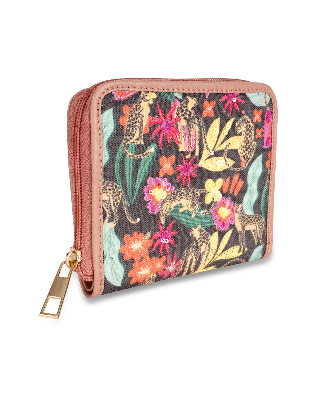 Jungle Top Zip Wallet