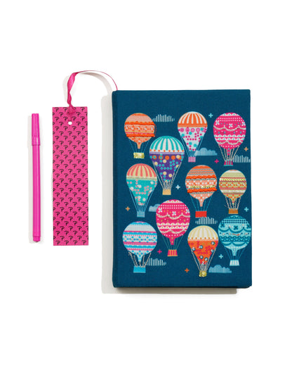 High on Happiness Fabric Notebook 8 X 6"