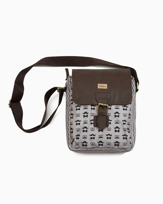 Bow & Moustache Sling Bag