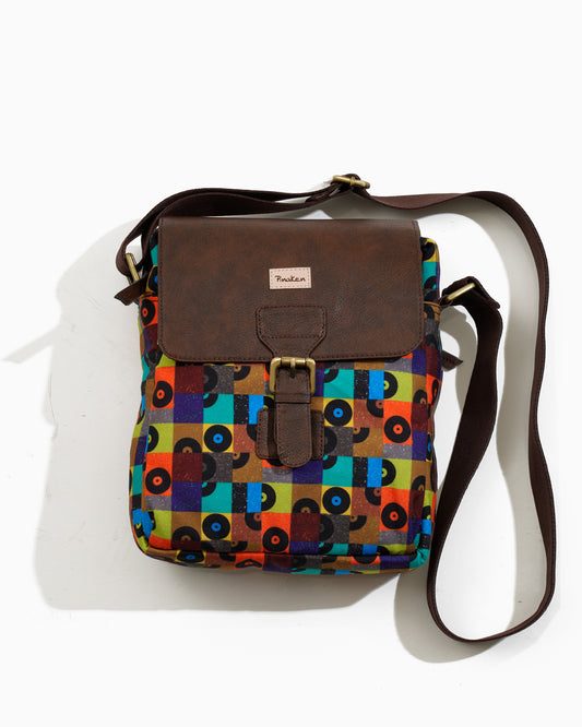 Multicolor Men Sling Bag