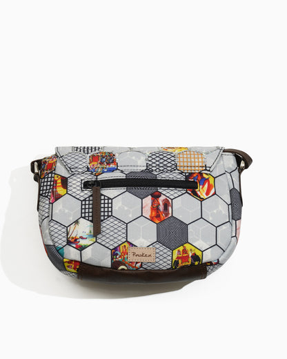 Hexa Pattern Messenger Bag