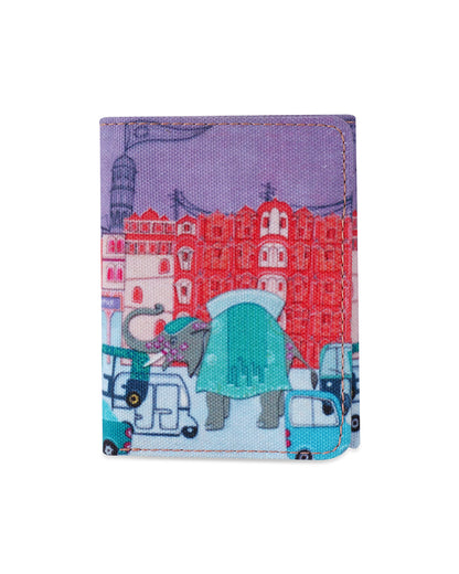 Pink City Elephant Pocket Wallet