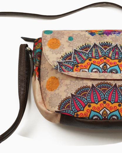 Mandala Messenger Sling Bag