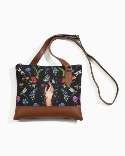 Butterfly Magic Flat Sling Bag