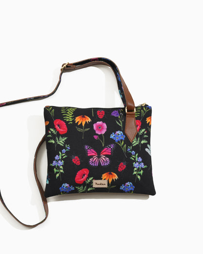 Butterfly Magic Flat Sling Bag