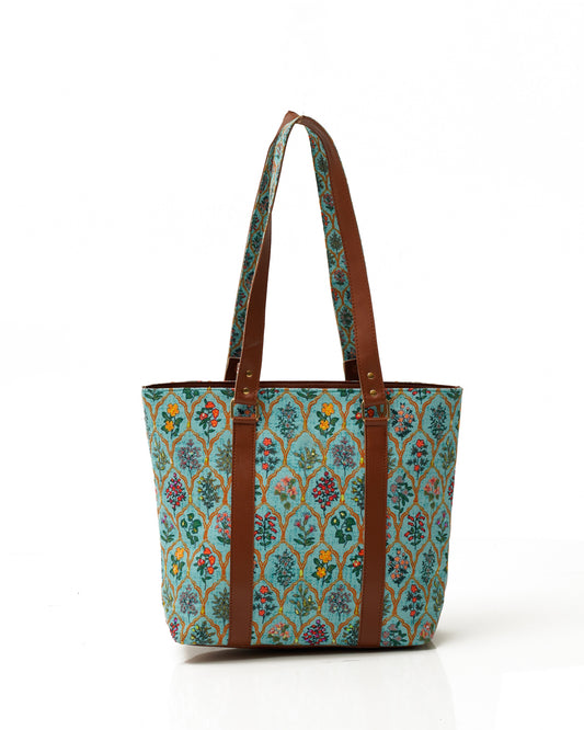 Moroccan Floral Office Tote Bag