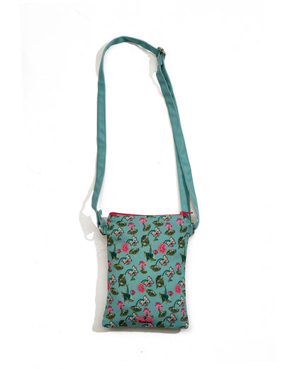 Tropical Peacock Sling Bag