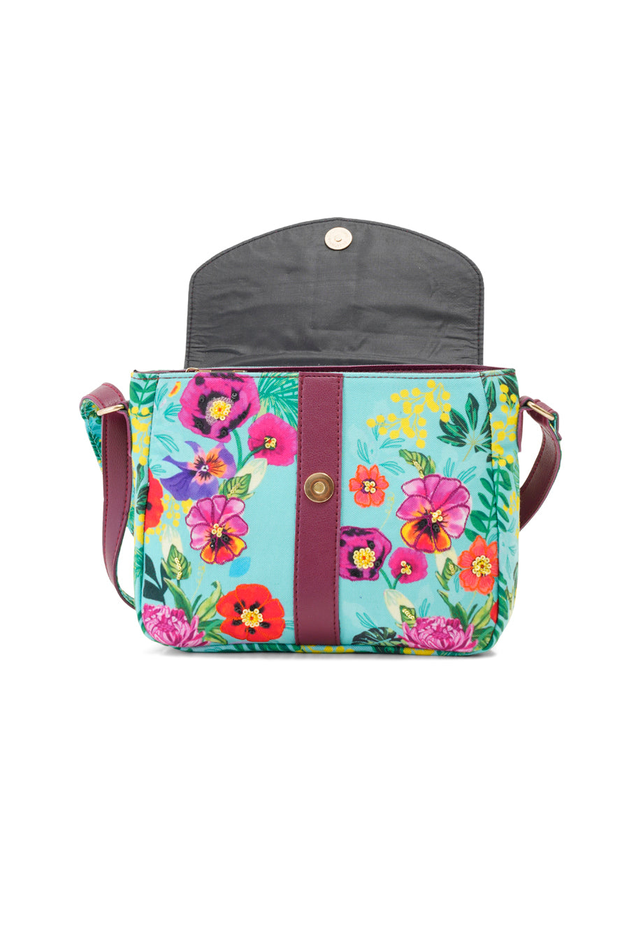 Flower Garden Crossbody Bag
