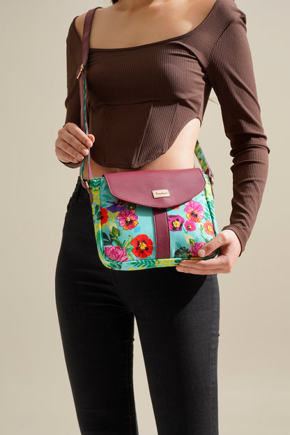 Flower Garden Crossbody Bag