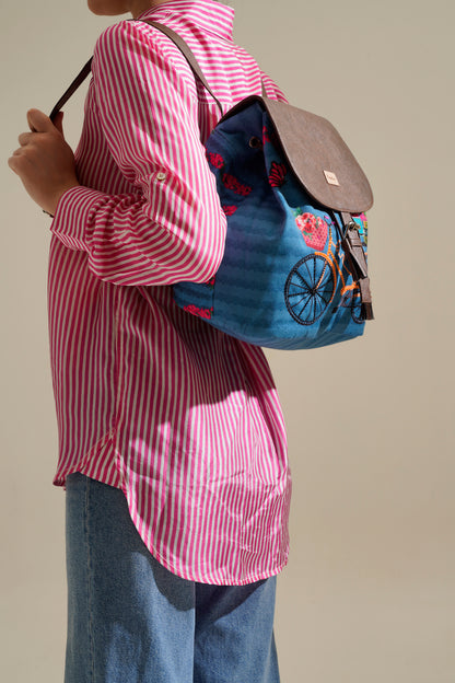 Back To School Drawstring Backpack