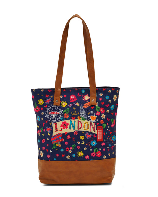 Love London Totebag Pu Bottom